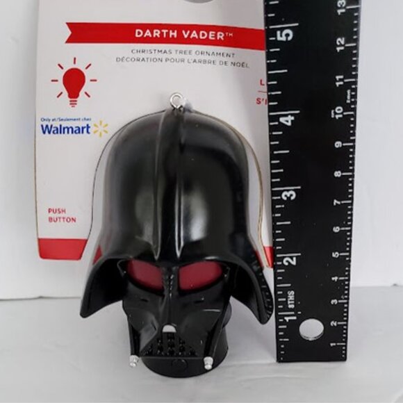 NWT Hallmark Star Wars Darth Vader Helmet Light-up Ornament Disney - Picture 4 of 5